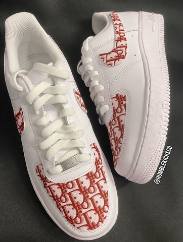 How To Customize Your Air Force 1's With EXPENSIVE Designer Fabric