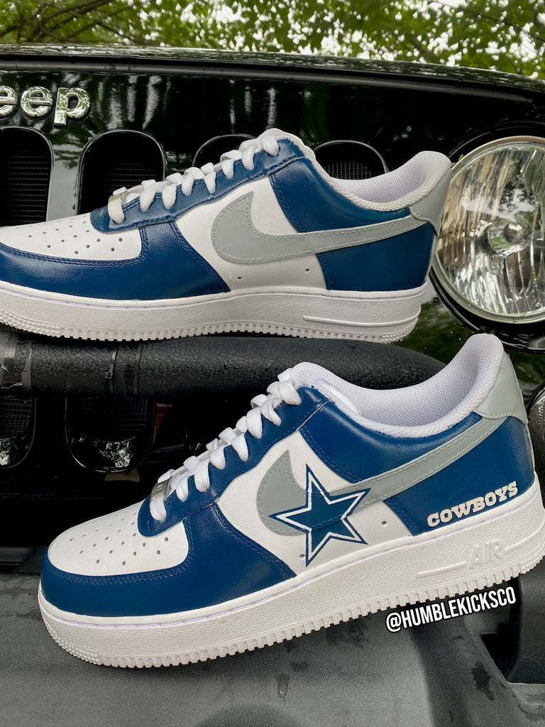 dallas cowboys nike air force ones