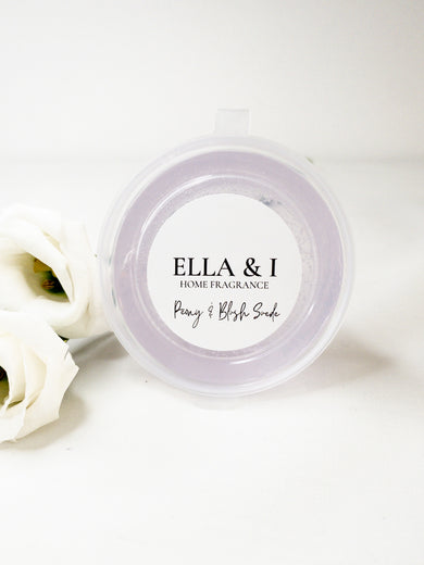 Ella and I - Home Fragrance. Gel wax Melts. Peony & Blush Suede. Similar to the hugely popular home fragrance. Jelly wax melts.