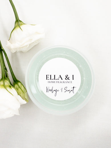 Ella and I - Home Fragrance. Gel wax Melts. Woodsage and Sea Salt. Similar to the hugely popular home fragrance. Jelly wax melts.