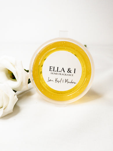Ella and I - Home Fragrance. Gel wax Melts. Lime, Basil and Mandarin. Similar to the hugely popular home fragrance. Jelly wax melts.