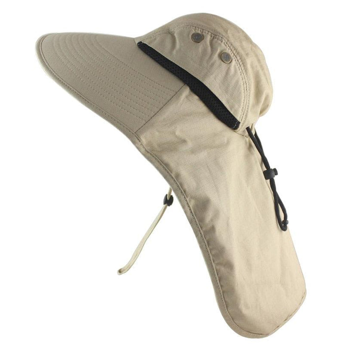 Kids Neck Protection Sun Hat, Wide Brim Fishing Hat, Adjustable