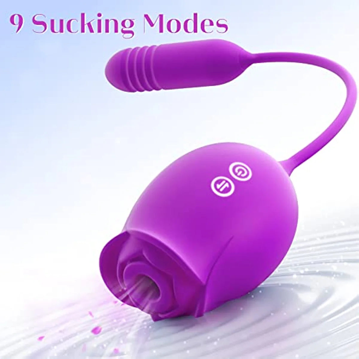 Rose Sex Stimulator for Women - Purple