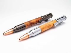 geschenk für Männer: handgemachter Kugelschreiber aus Holz "Action Bolt" Gewehr Kugelschreiber als Geschenk für Jäger und Sportschützen