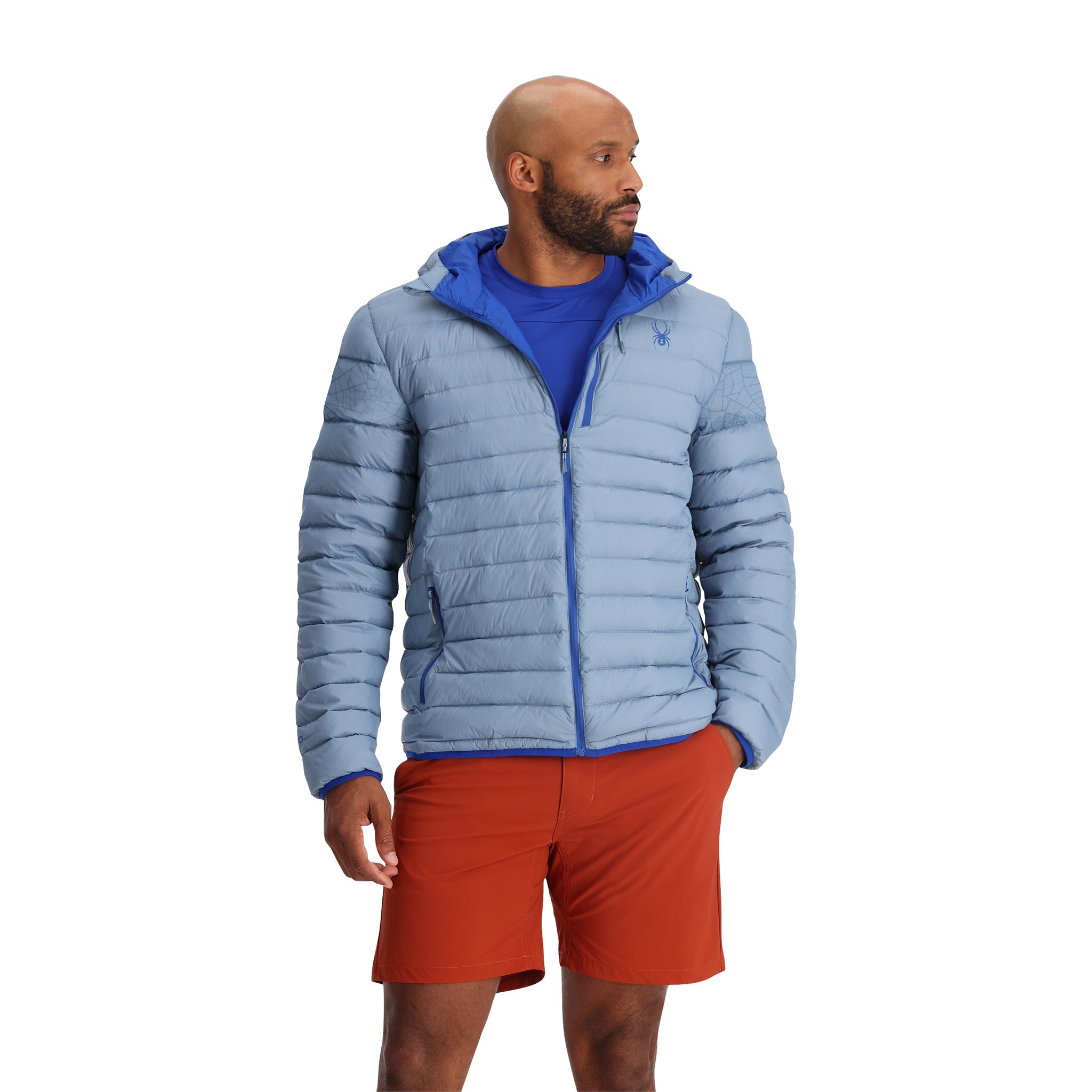 Mens Zenith Hooded - Blue Fog
