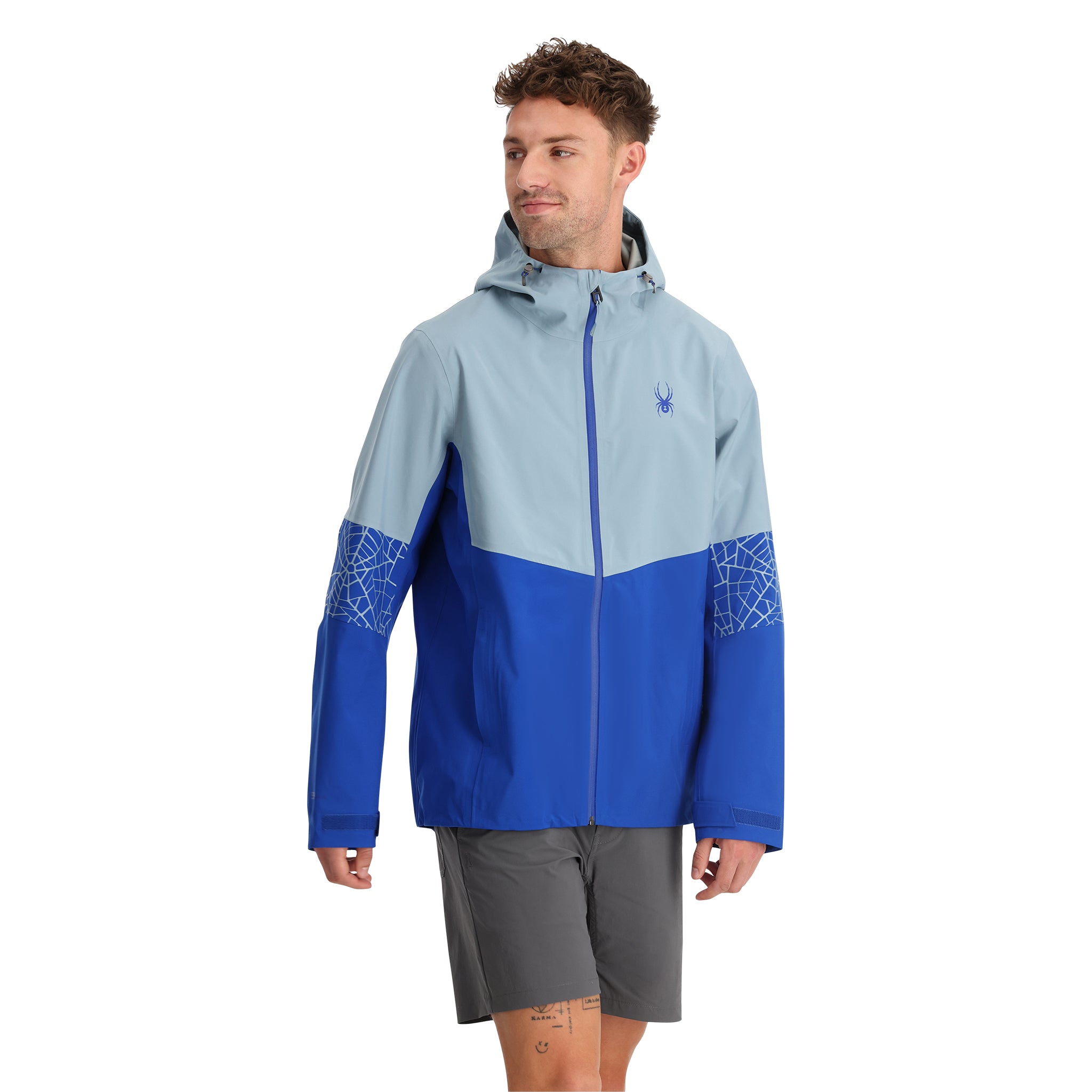 Mens Prosoma 3L Shell Jacket - Blue Fog