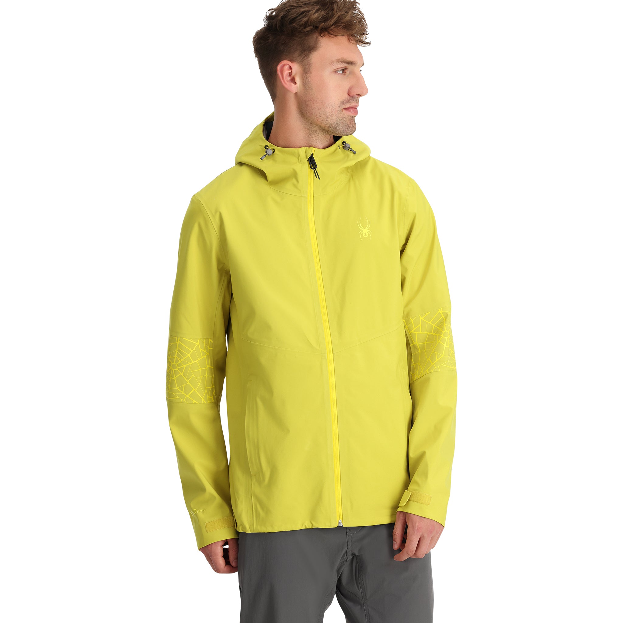 Mens Prosoma 3L Shell Jacket - Olive Gold