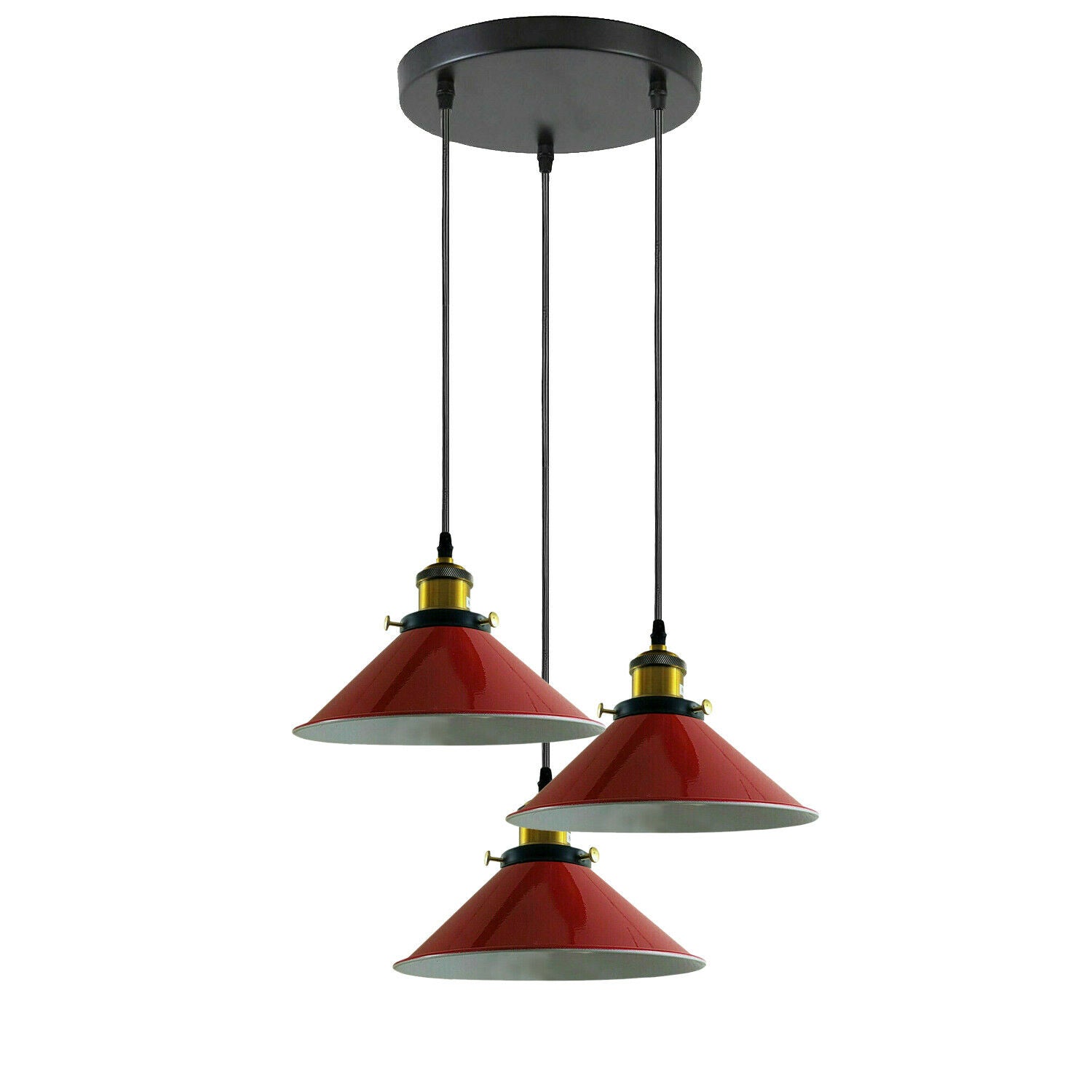 red retro light shade