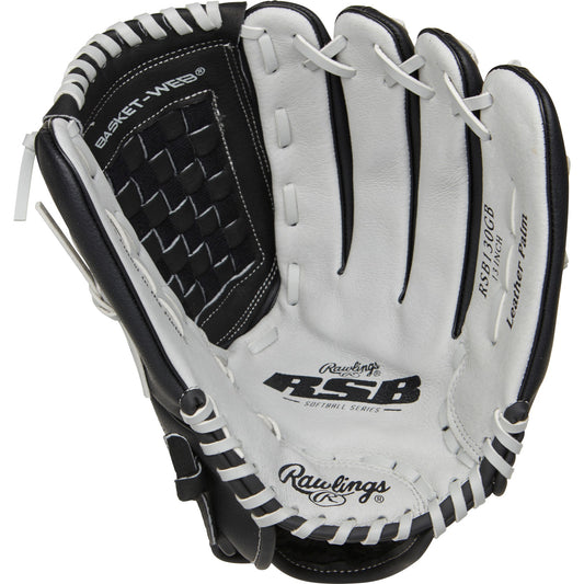 black and white rawlings glove