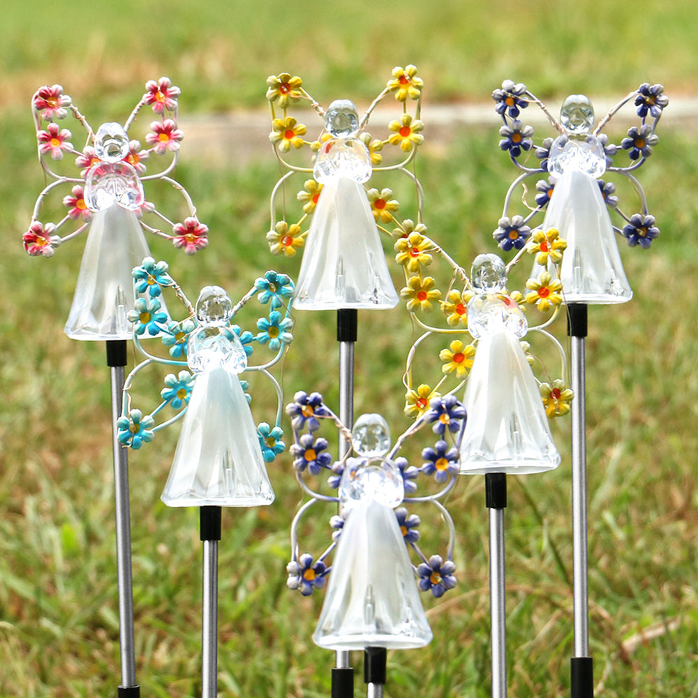 solar angel stake