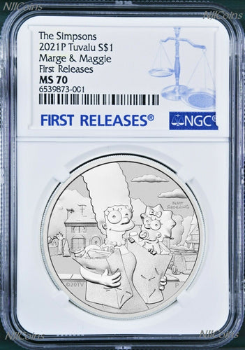 2022 HIGH RELIEF Simpsons Bart Simpson Proof $2 2oz Silver COIN