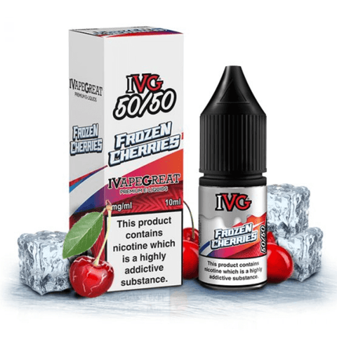 IVG 5050 FROZEN CHERRIES ELIQUID 10ML BOTTLE 50/50 PG/VG