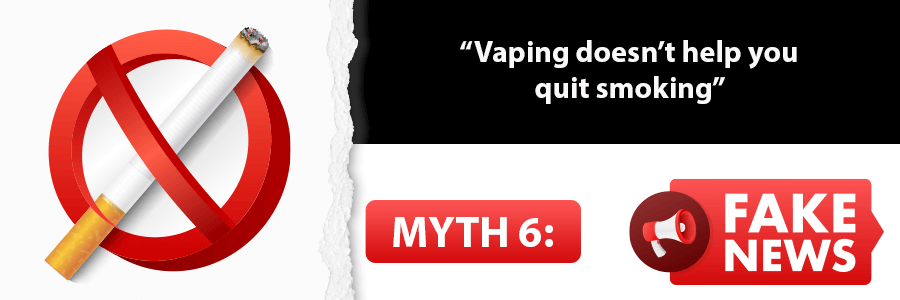 “Vaping doesn’t help you quit smoking”