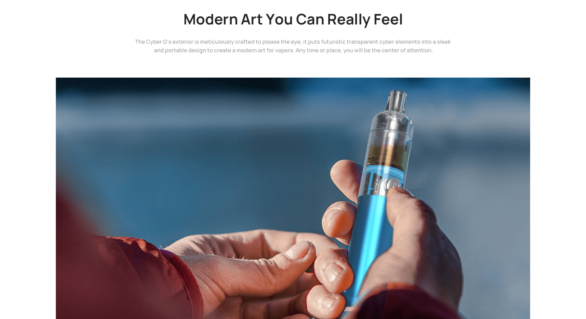 Aspire Cyber G Vape Kit | 'Modern Art You Can Really Feel'