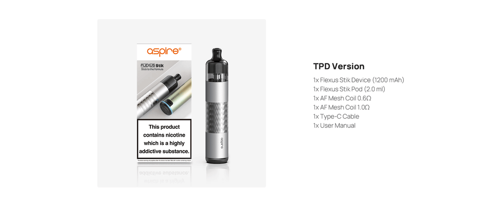 Aspire Flexus Stik Contents Diagram