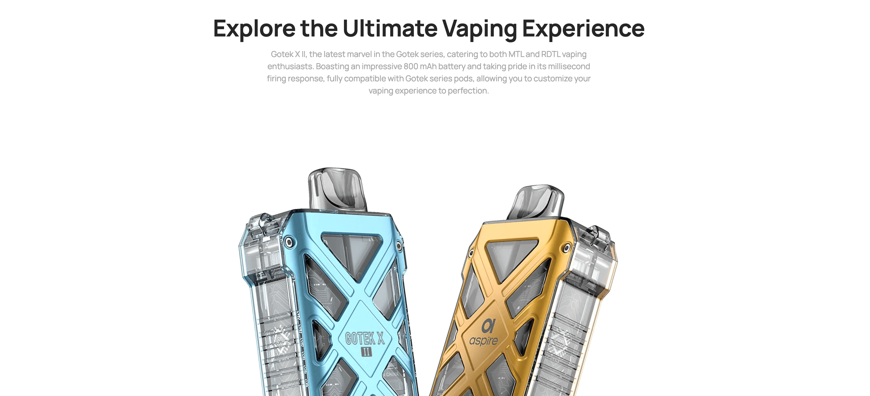 Aspire Gotek X 2 |