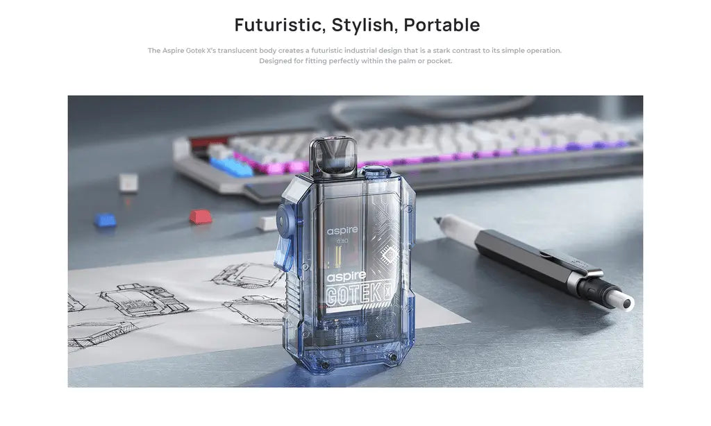 Gotek X by Aspire - 'Futuristic, Stylish, Portable'