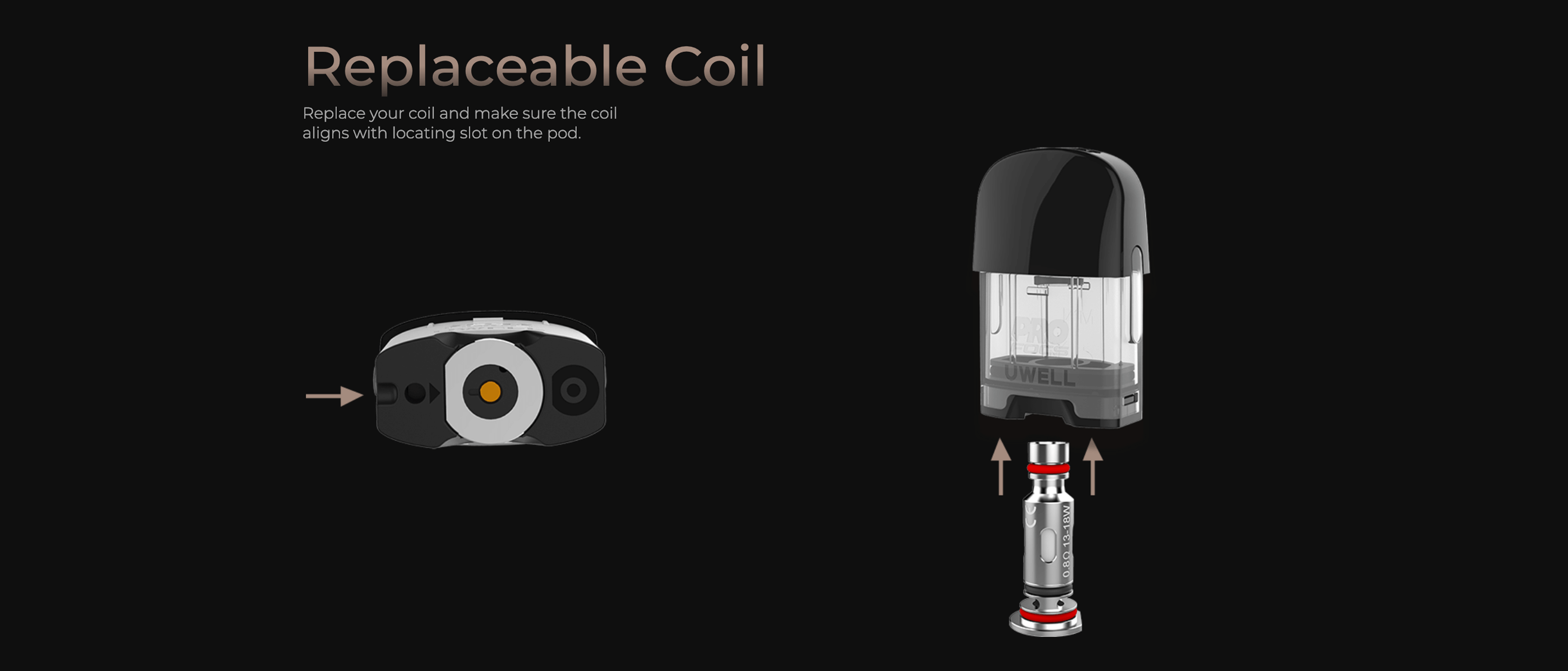 Caliburn G replaceable coil