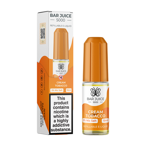 Cream Tobacco Bar Juice 5000 Nic Salt E-Liquid