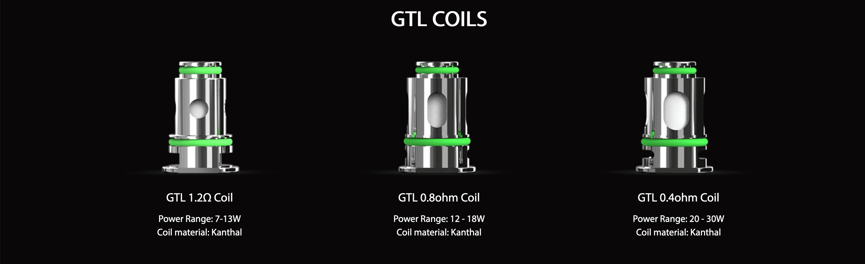 GTL Pod Tank by Eleaf | GTL Coil Options