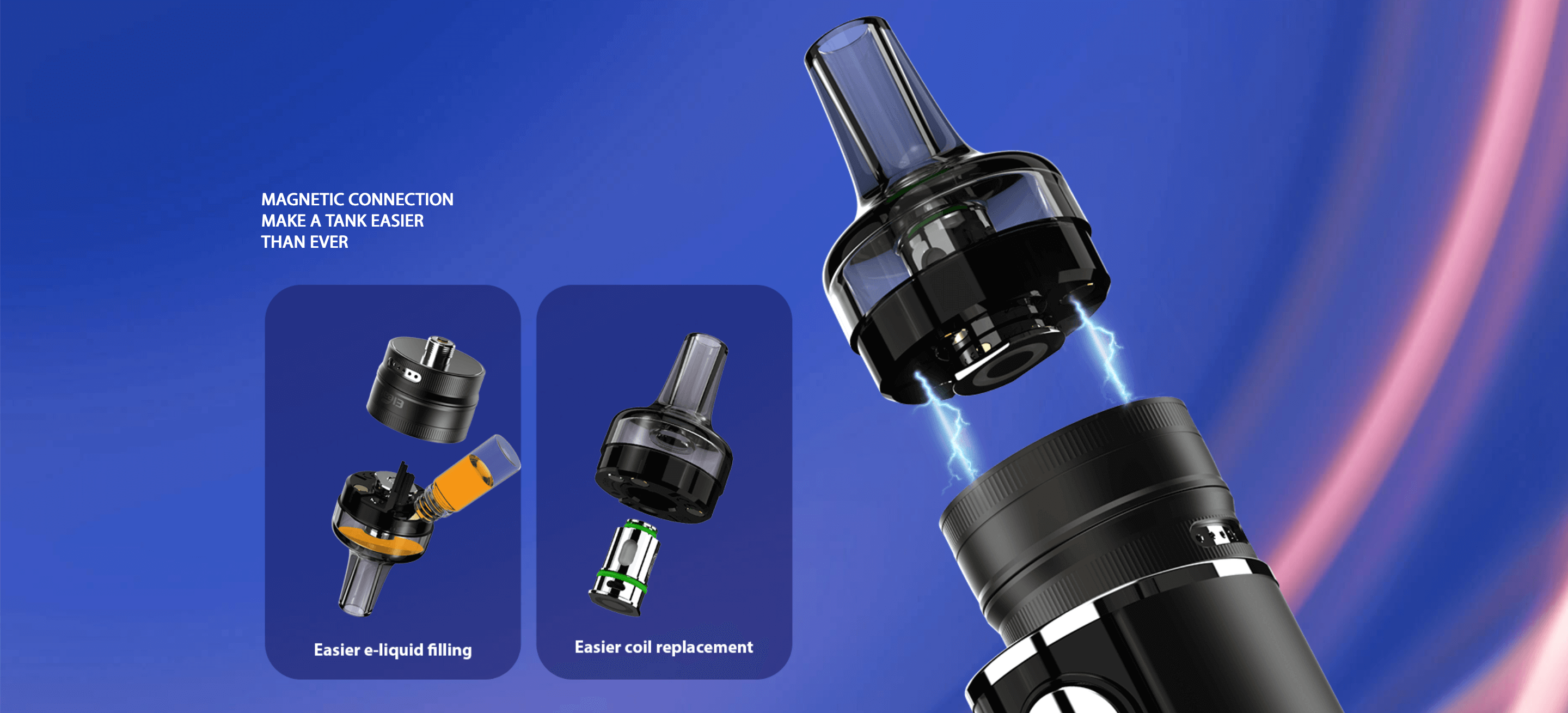 GTL Pod Tank by Eleaf | 'Magnetic connection make a tank easier than ever' | How to fill and change the coil