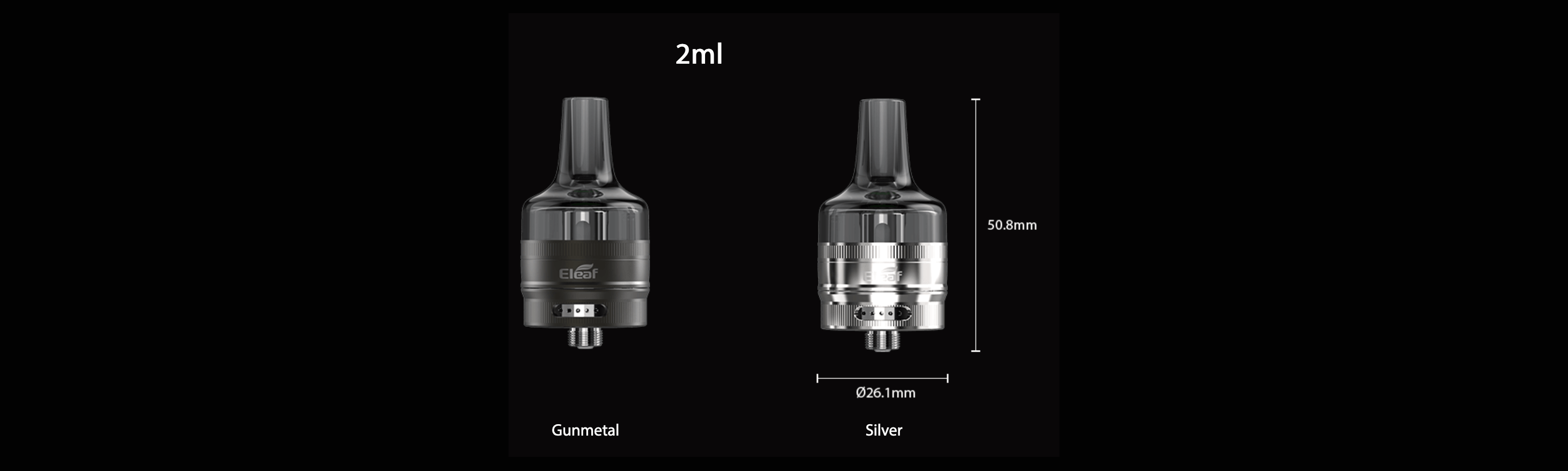 GTL Pod Tank by Eleaf | Dimensions