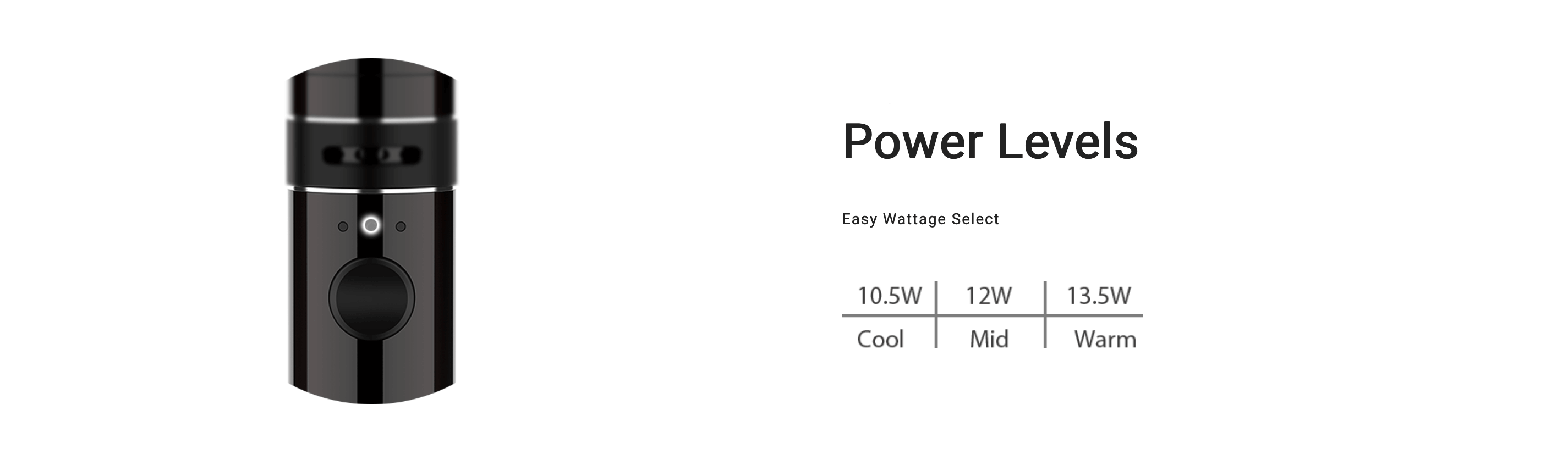 Endura T18II Power level options