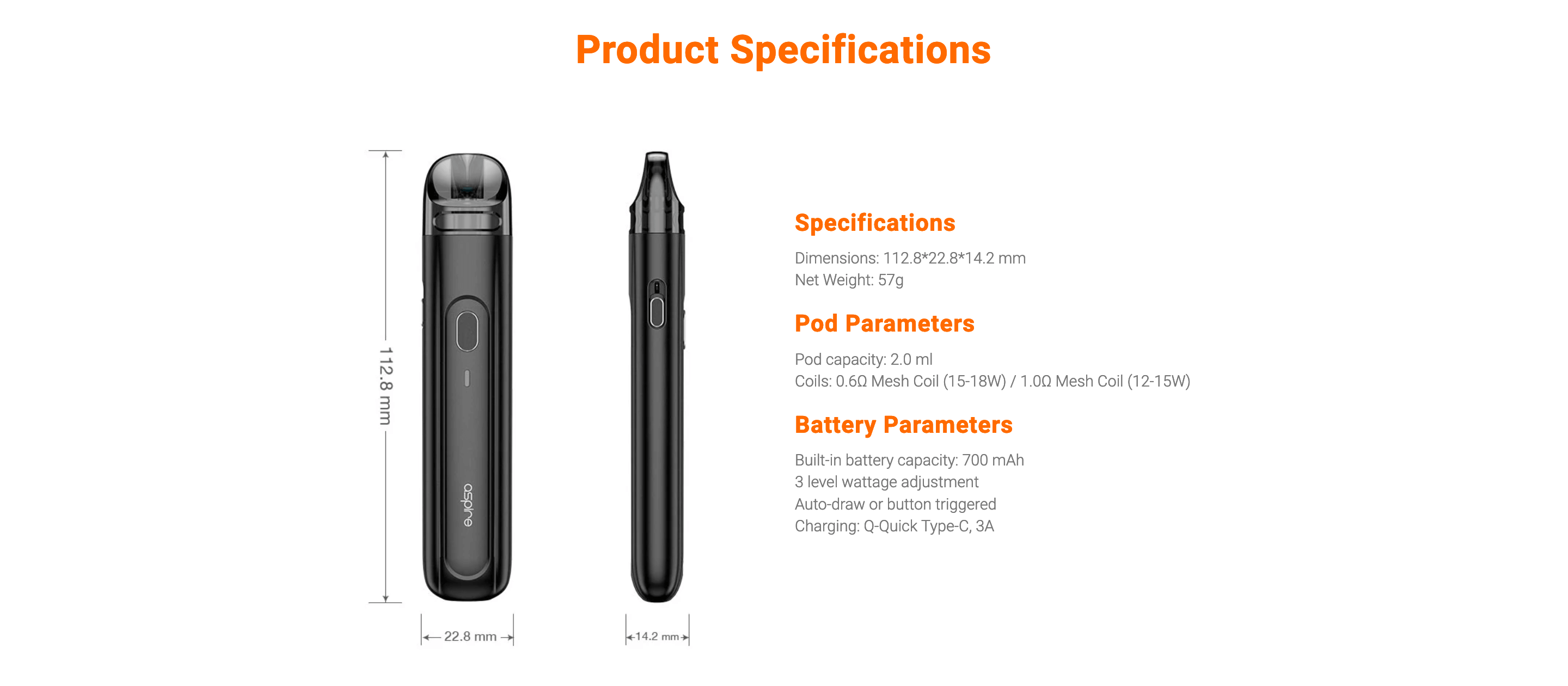 flexus q specification