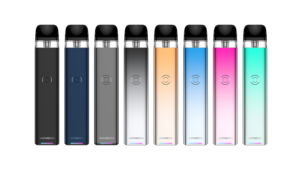 Vaporesso XROS 3 is available in 8 fresh and stunning colourways: Sky Blue, Rose Pink, Royal Gold, Mint Green, Black, Navy Blue, Space Grey and Icy Silver.