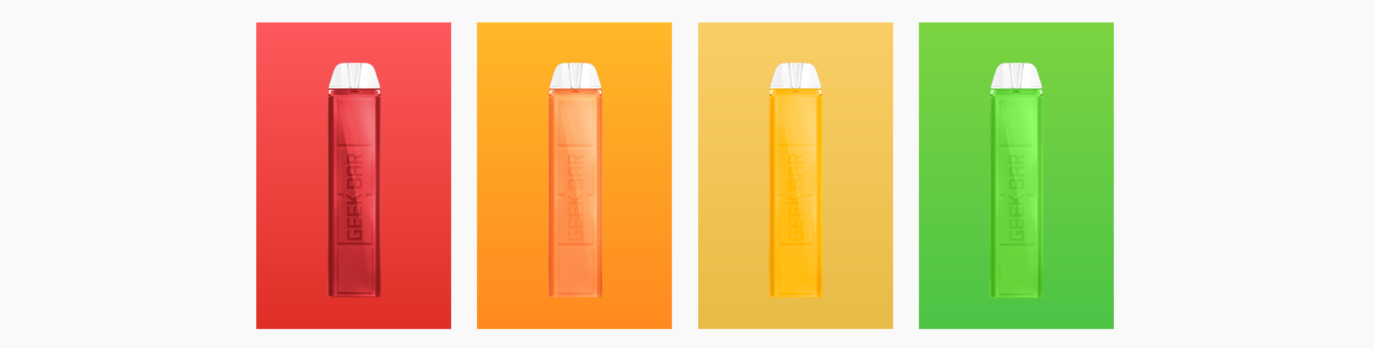 Geek Bar S600 | Red Orange Yellow Green devices