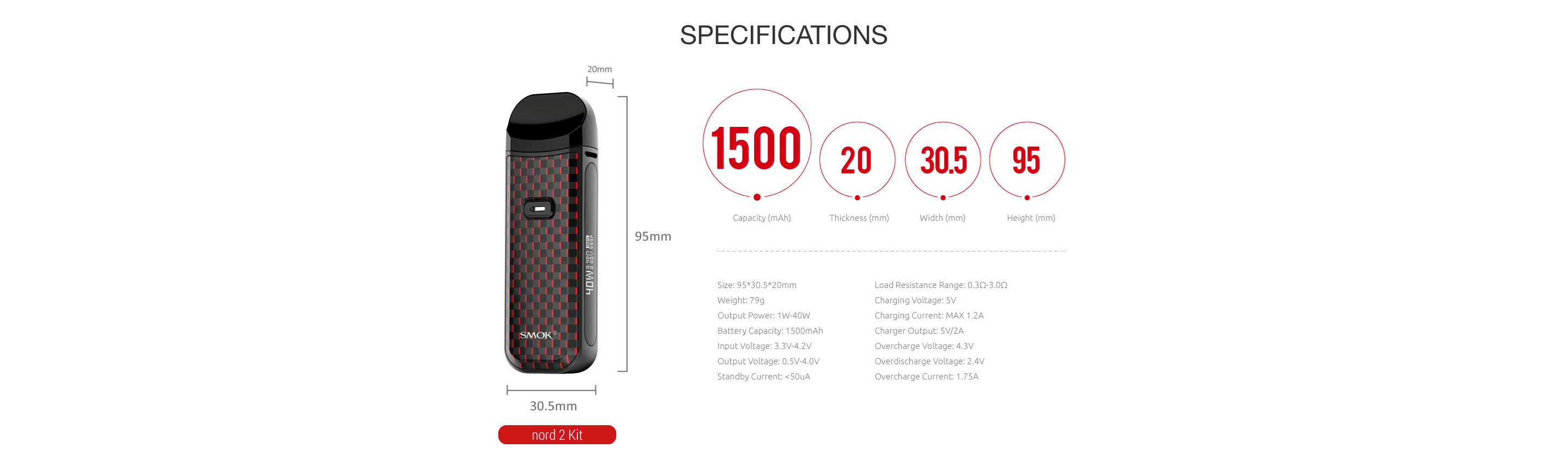 Nord 2 Specs