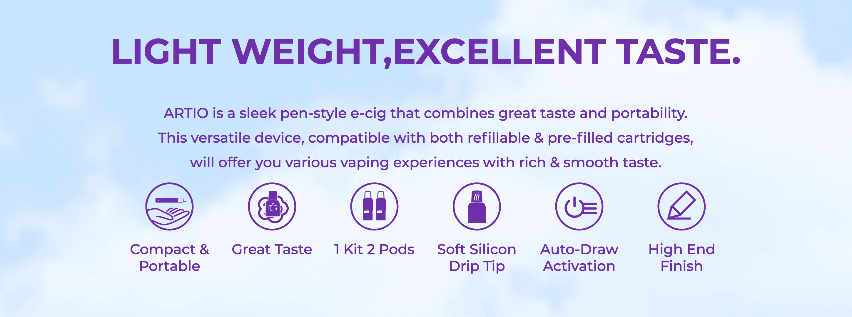 Oxva Artio Vape Pod Kit - Specifications