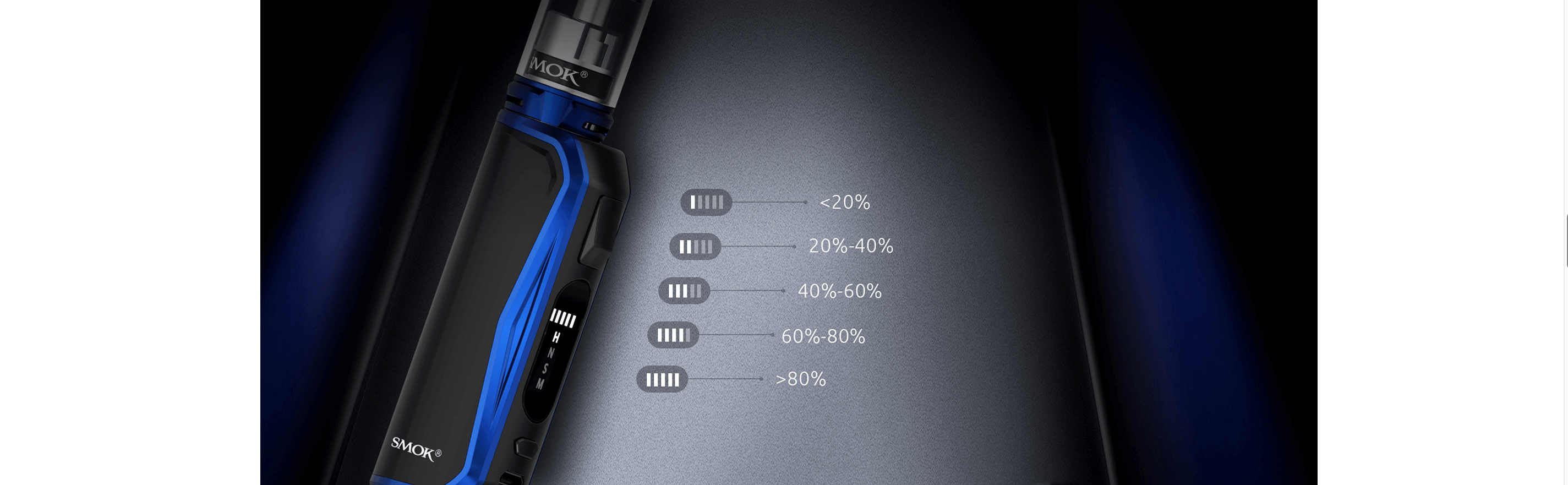 Smok Priv N19 | Charging indicators