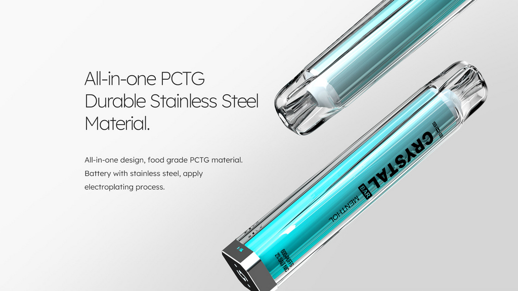 SKE CRYSTAL BAR Constructed from PCTG and Durable stainless Steel