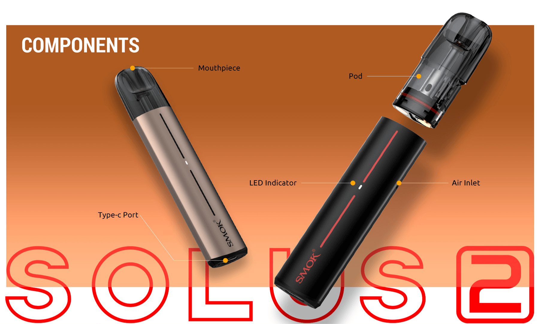 Smok Solus 2 components