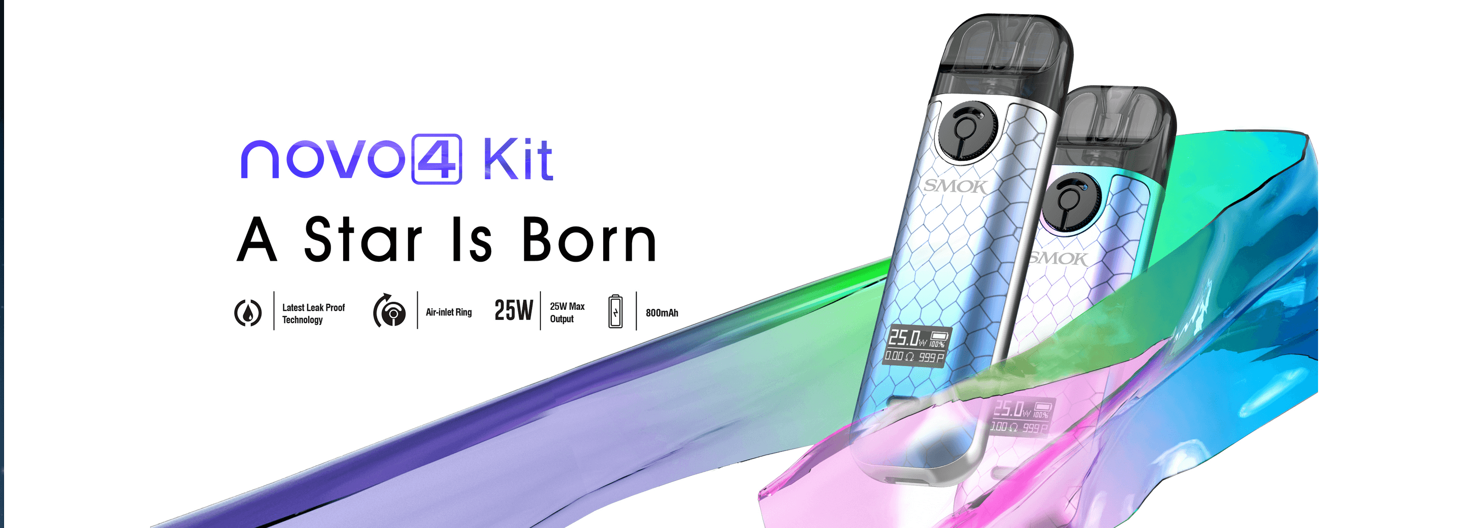 Smok Novo 4 intro image - a star is born