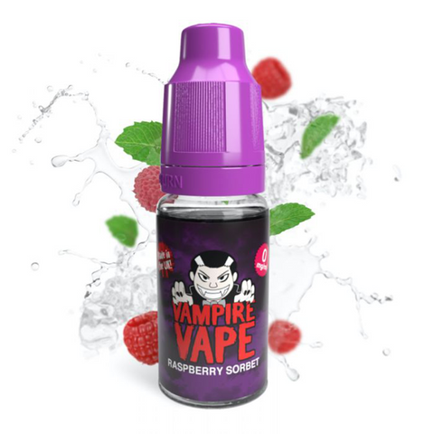 Vampire Vape E-Liquid Raspberry Sorbet 10ml Bottle Image