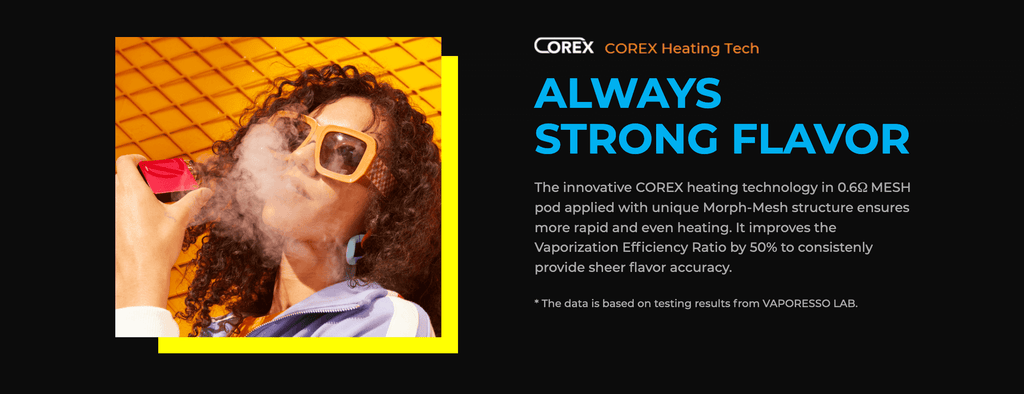 Corex Heating Tech | Always Strong Flavour