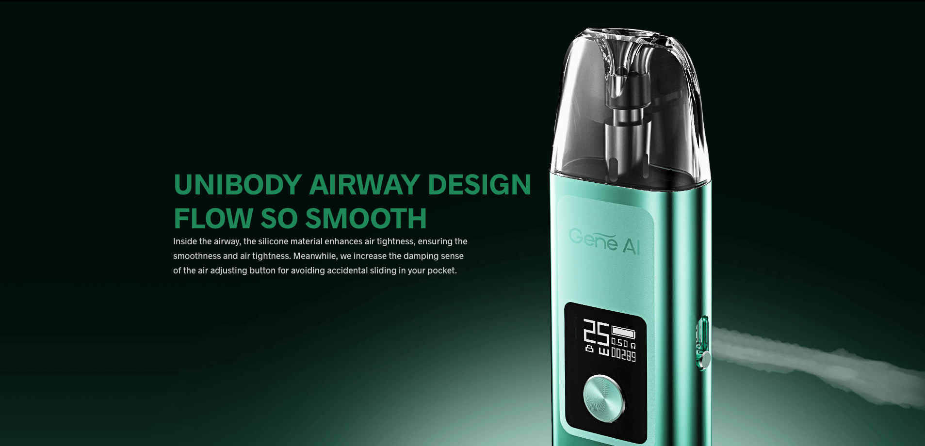 Voopoo Argus G Pod Kit | adjustable unibody airflow design