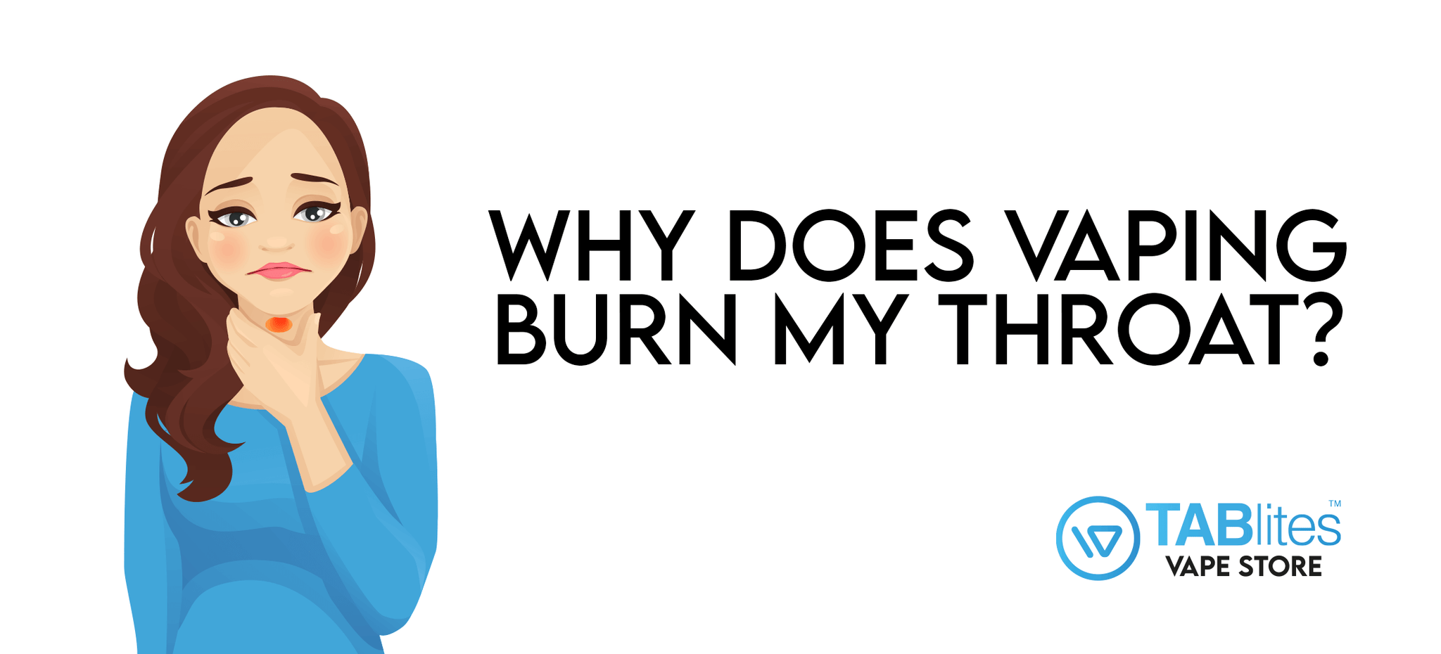 Why does my vape burn my throat?