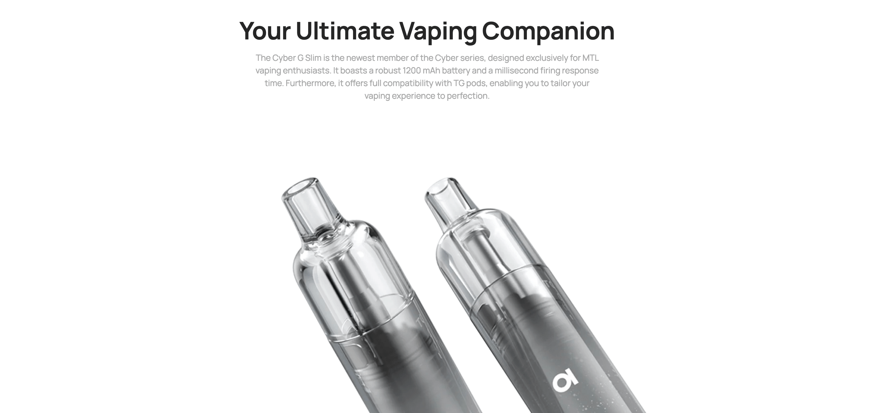 Aspire Cyber G Slim Vape Kit - Your Ultimate Vaping Companion