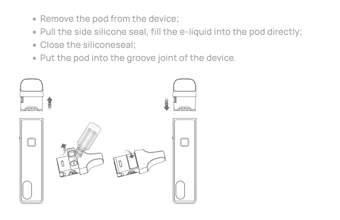 Aspire Flexus Pro Kit - How to refill with vape juice