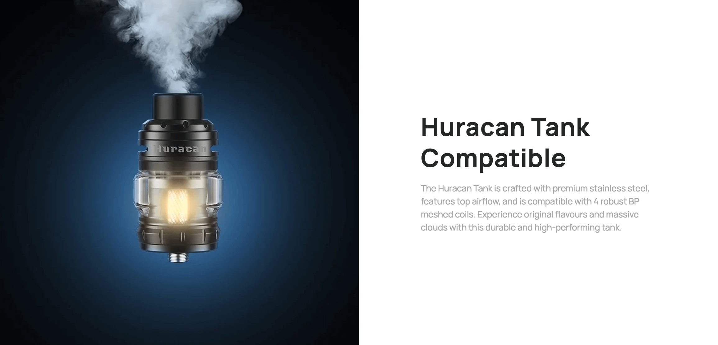 Aspire Huracan EX Vape Kit - Huracan Tank Compatible