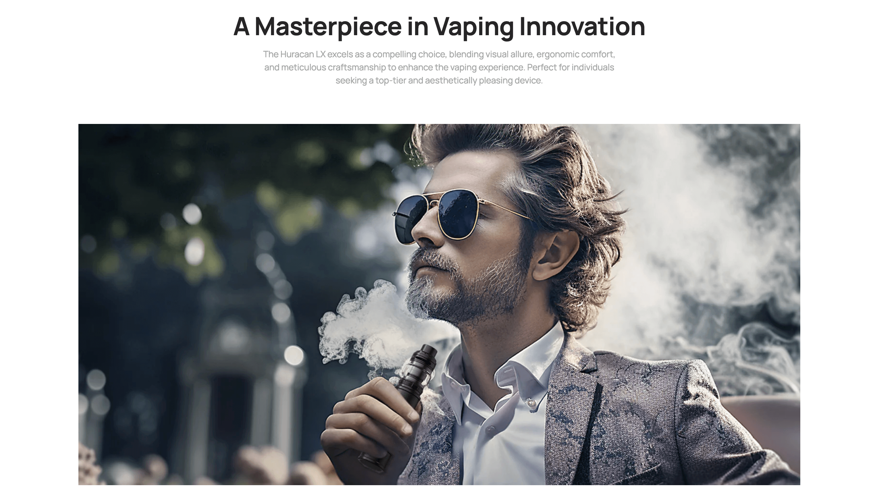 Aspire Huracan LX - A masterpiece in vaping innovation