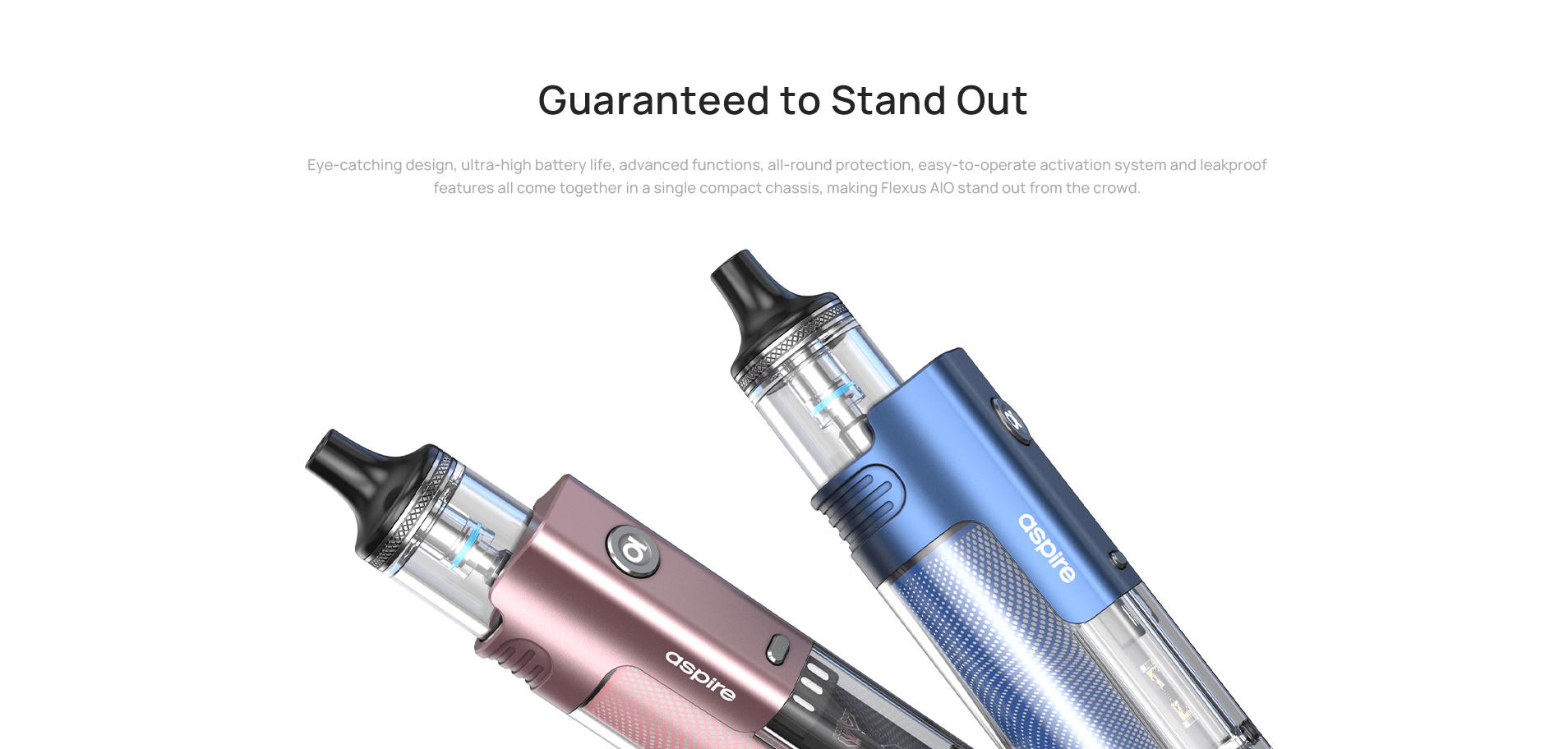 Aspire Flexus AIO - 'guaranteed to stand out'