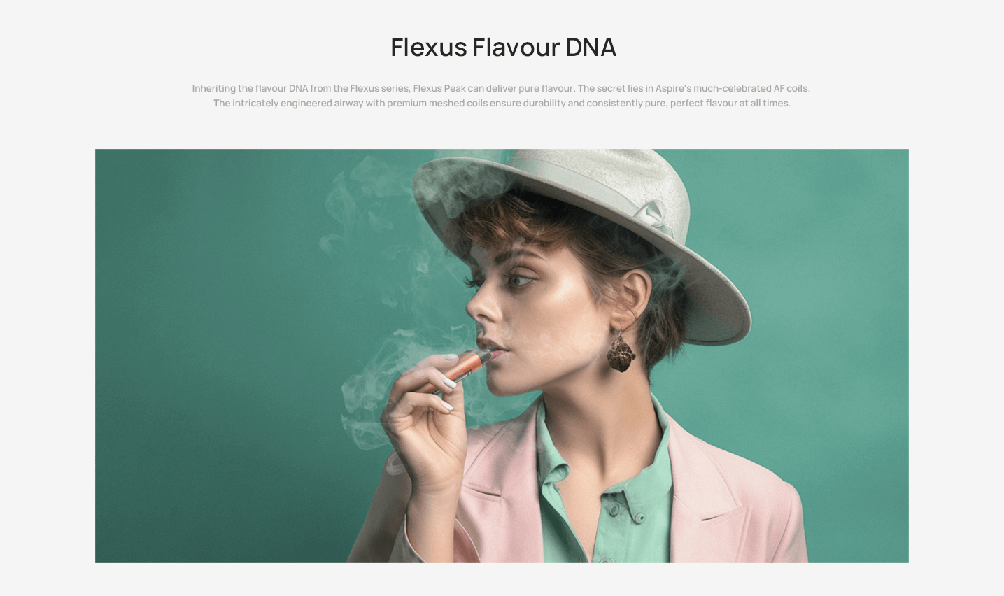 Aspire Flexus Peak Pod Kit - Flexus flavour DNA