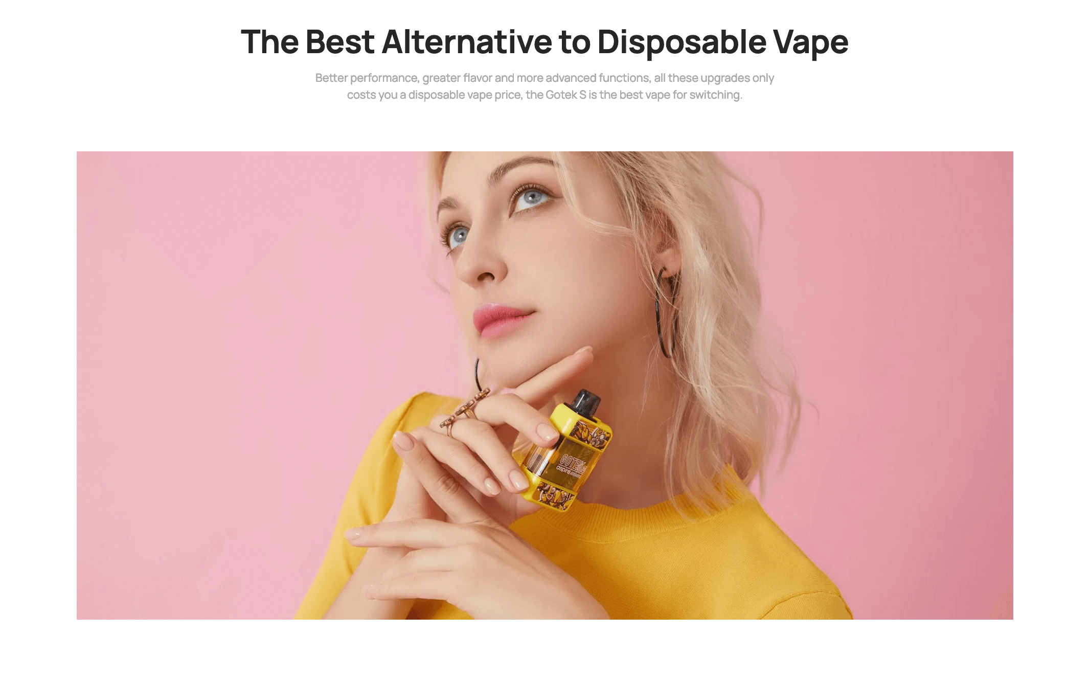 Gotek S by Aspire - The Best Alternative to Disposable Vape