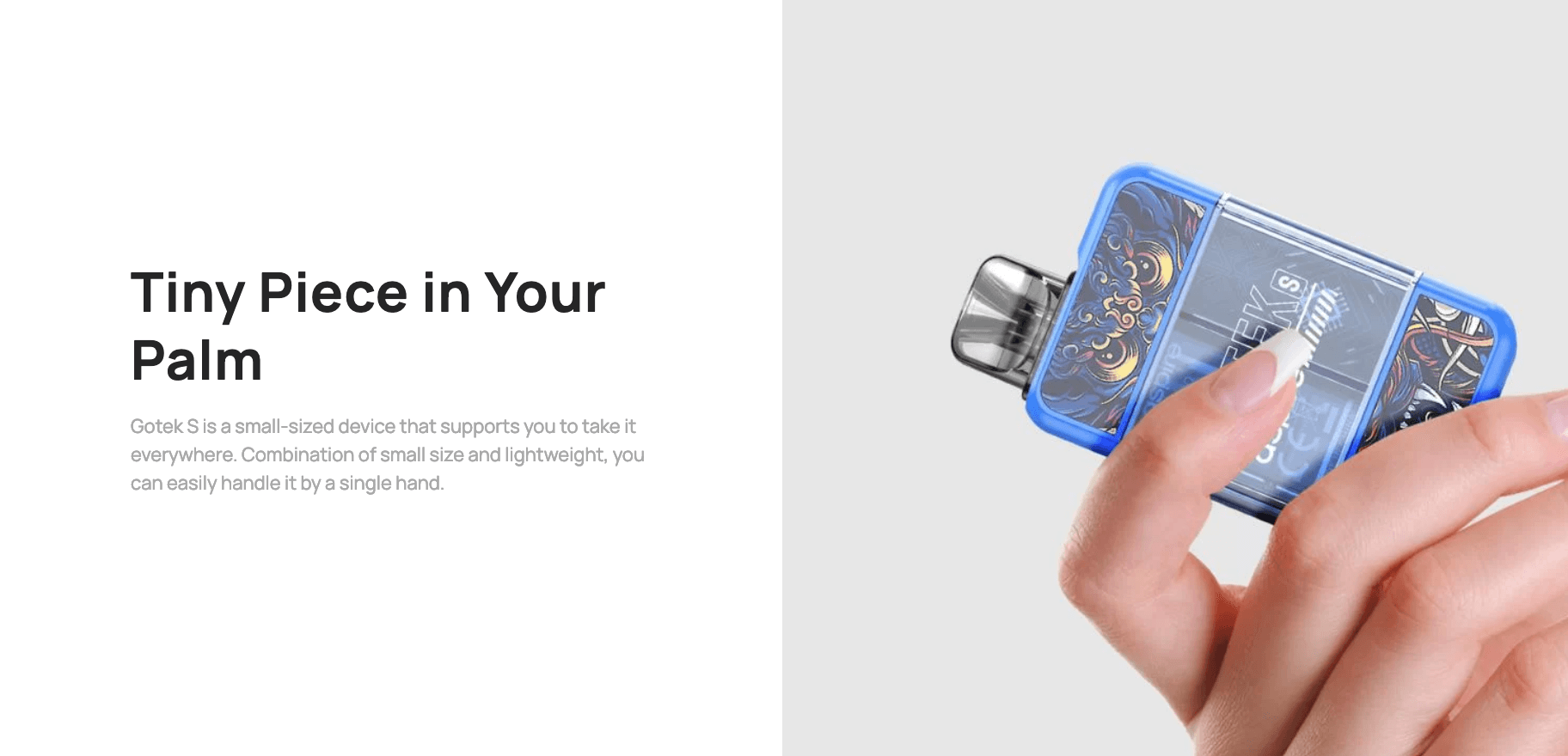 Aspire Gotek S | Tiny Piece in Your Palm