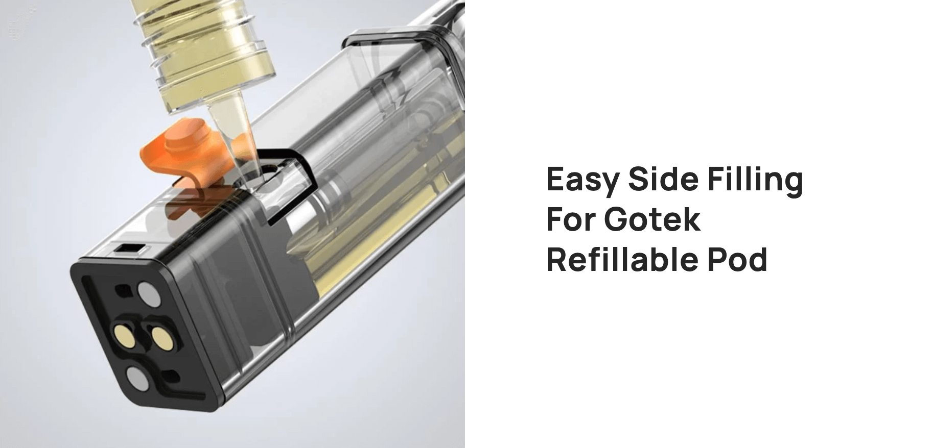 Aspire Gotek Pods | Easy Side Filling For Gotek Refillable Pod