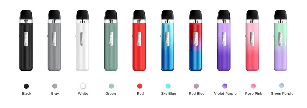 Geekvape Sonder Q | Colour Options: Black, Grey, White, Green, Red, Sly Blue, Red Blue, Violet Purple, Rose Pink, Green Purple